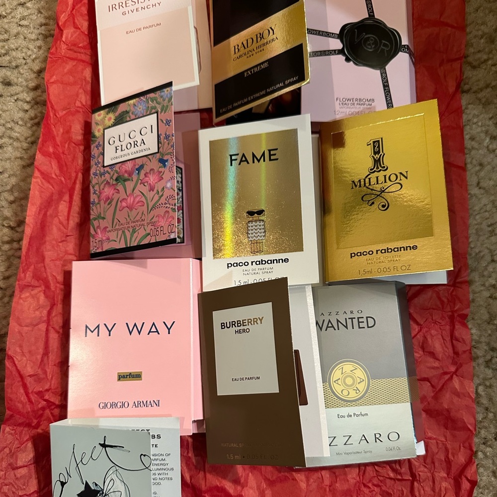 Perfume samples